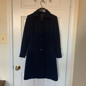 Day Coat - Dark Blue - Italian Double Wool - 00P